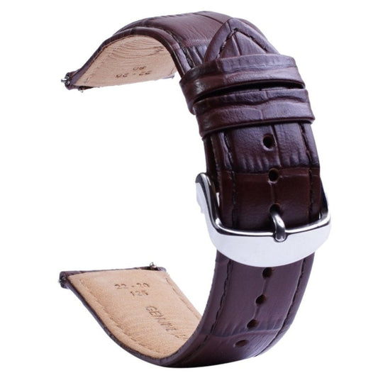 Antigua Brown Leather Watch Band | 22mm 20mm 18mm