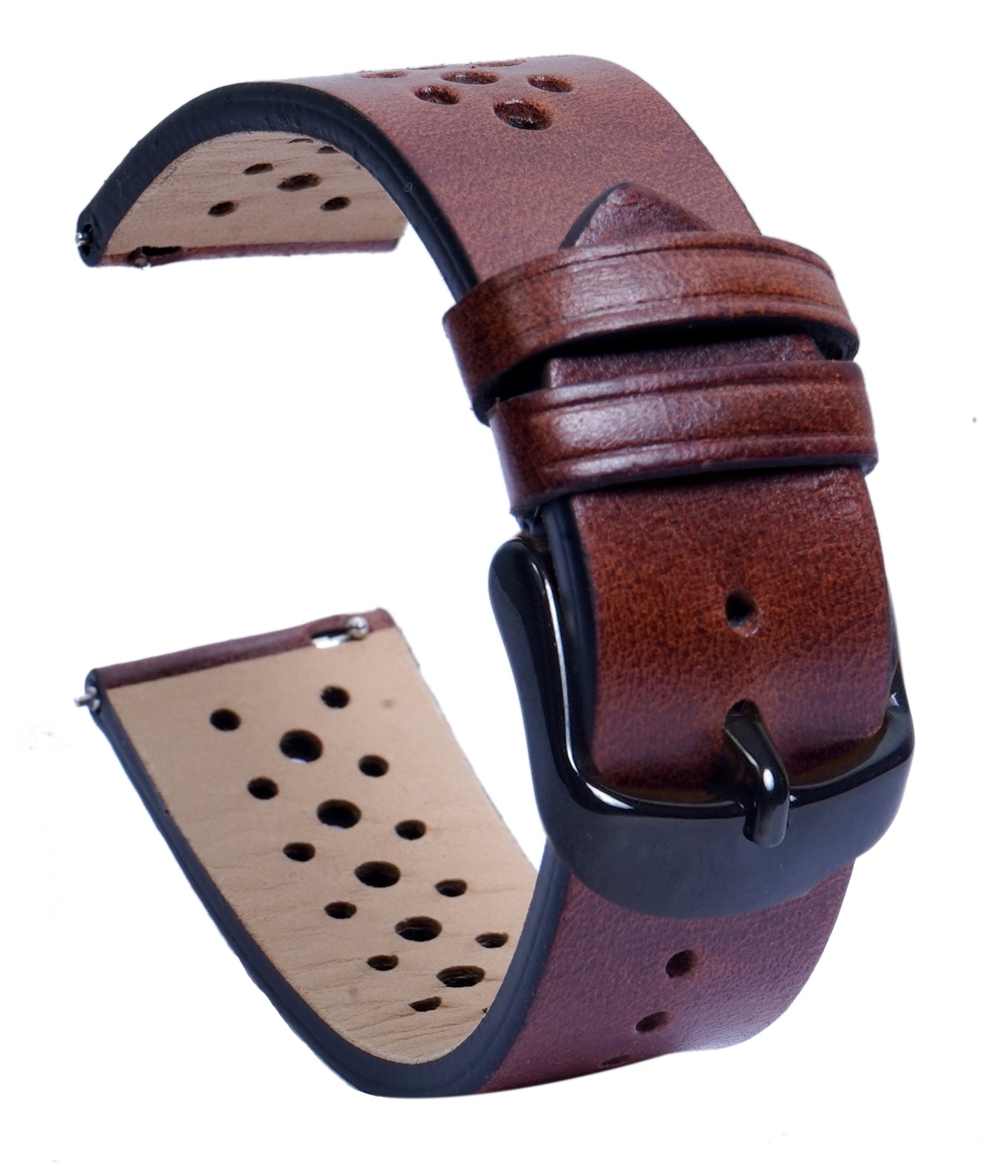 BHARAT ORIGINS WATCH  BANDS IBIZA BROWN GENUINE LEATHER WATCH STRAP (BELT) FOR FOSSIL SAMSUNG SEIKO CASIO CITIZEN ARMANI WATCHES