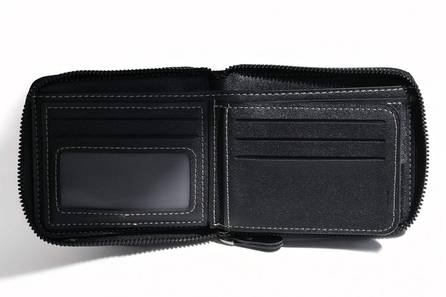 Floater Zipped Wallet – Pebbled Elegance, Built to Last