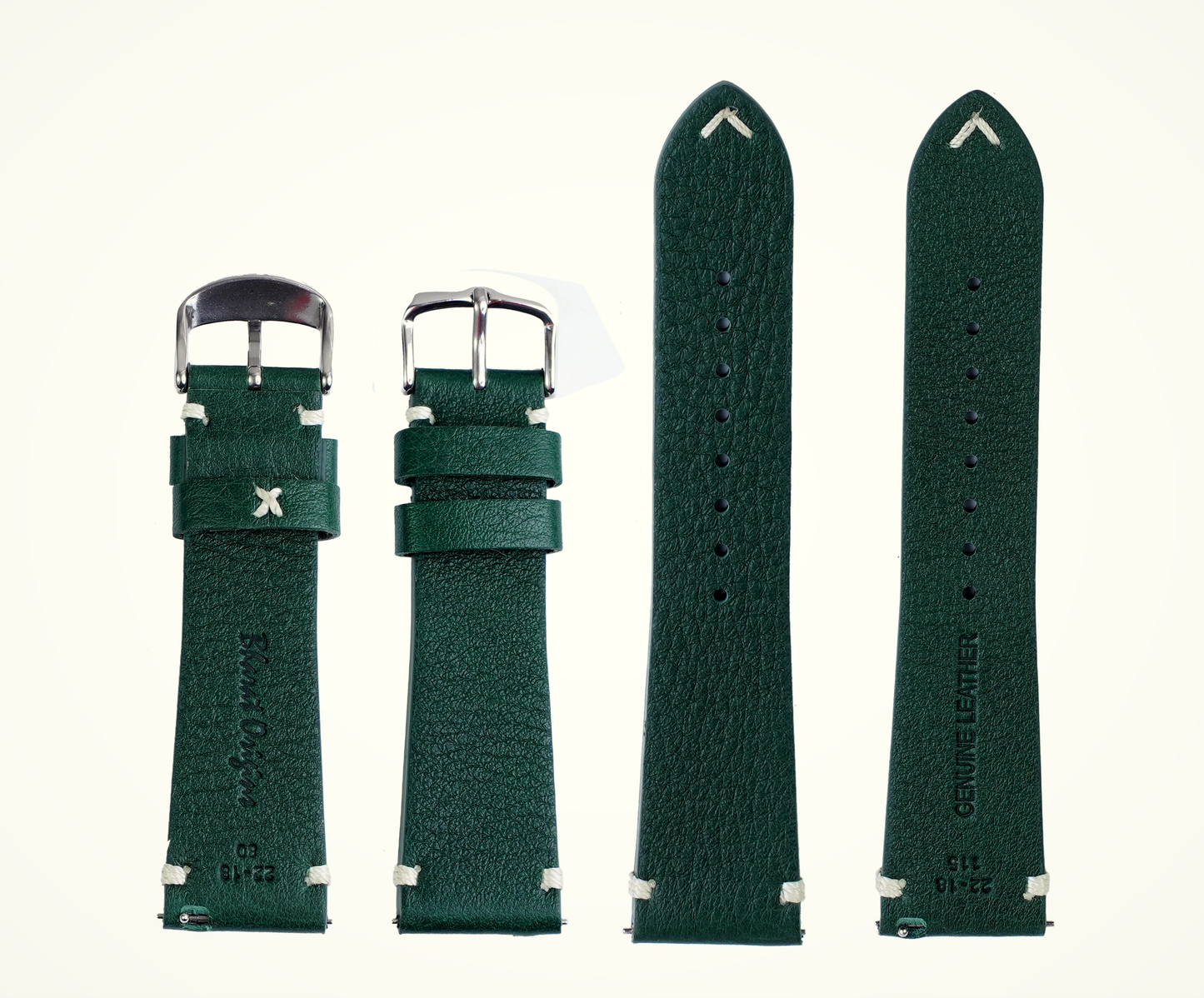 Classic Matte Green Watch Band | 22mm 20mm 18mm