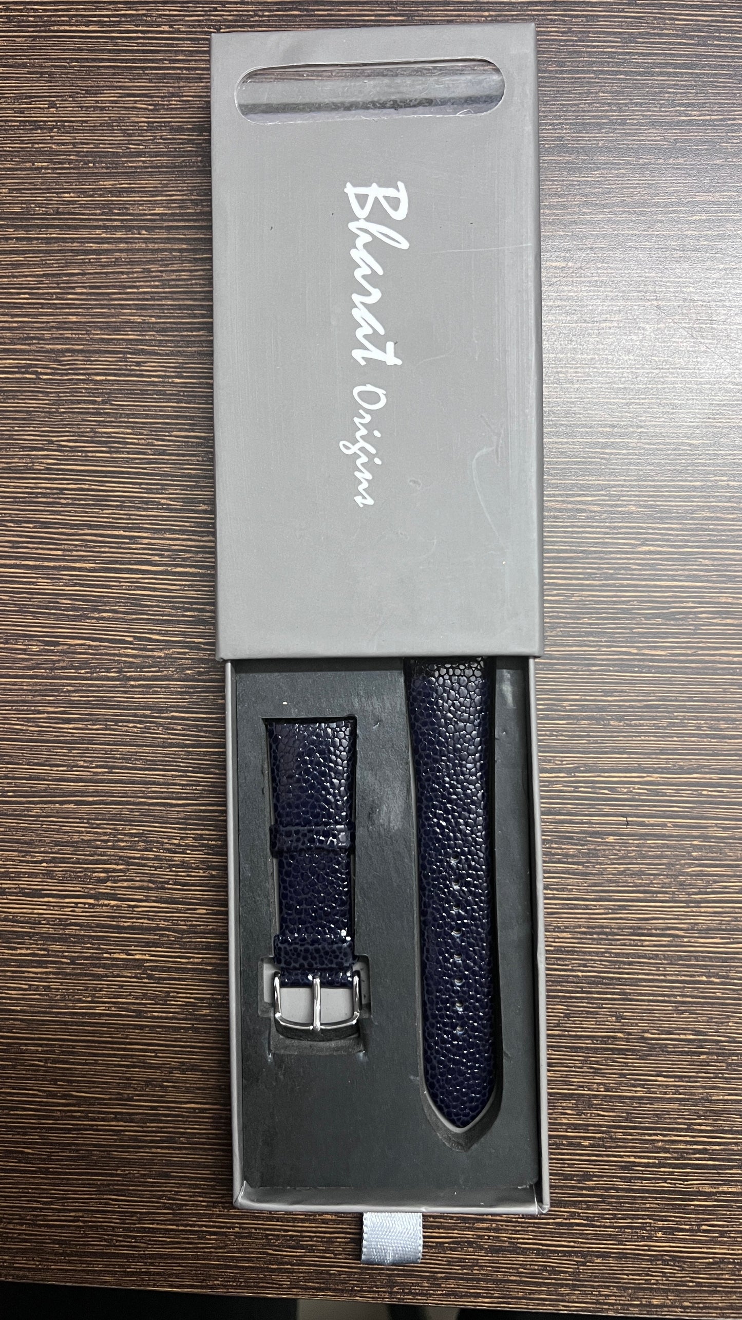 Bharat Origins Quick Release Watch Band 22mm 20mm 18mm, Night Blue Leather Watch Bands for Samsung Galaxy Watch 5/4/3 | Huawei Watch | Fossil Watch| Pebble Watch | Seiko Watch | Casio Watch | Citizen Watch | Emporio Armani | Armani Exchange