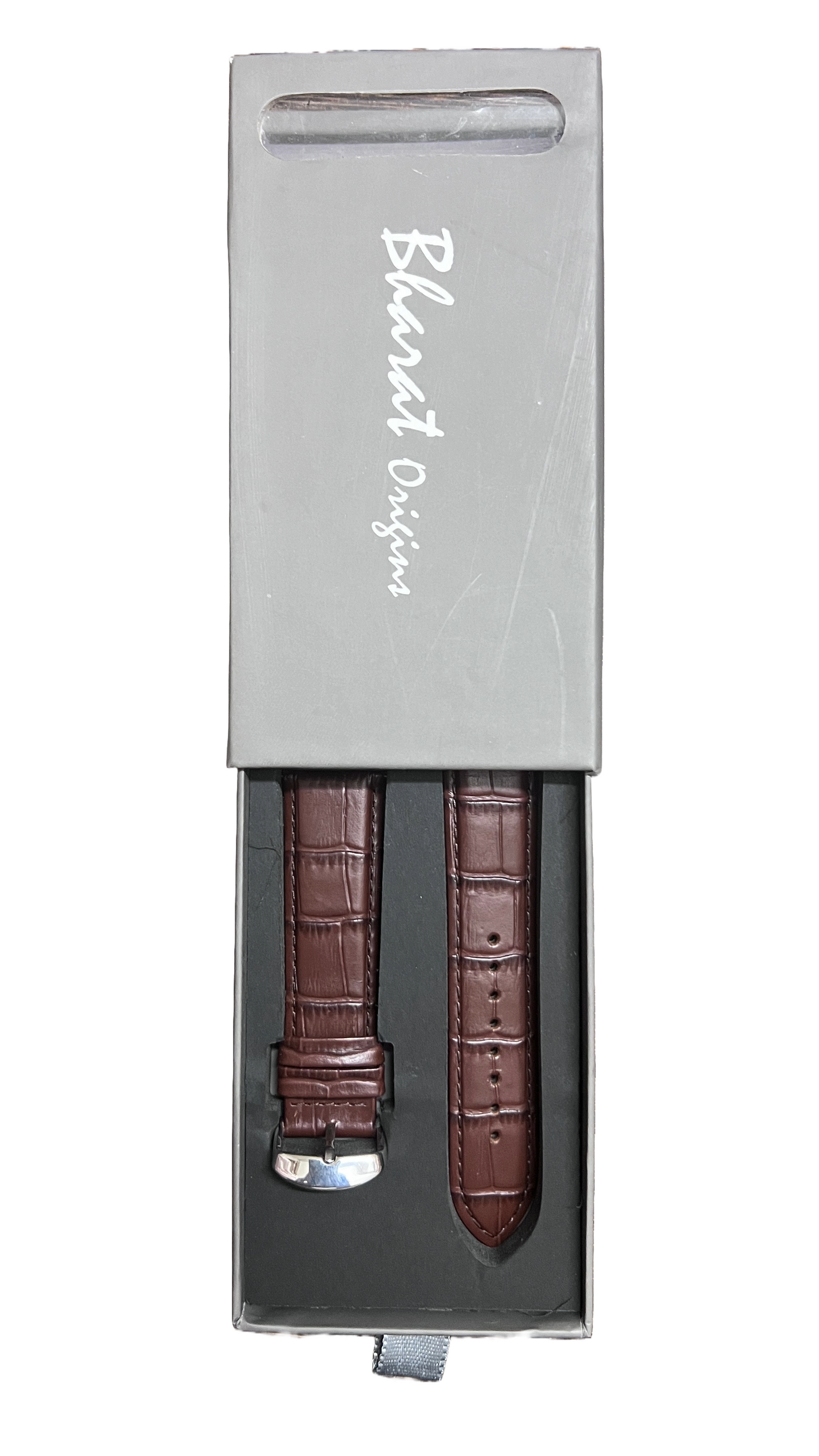 Antigua Brown Leather Watch Band | 22mm 20mm 18mm